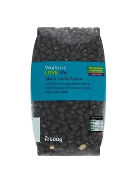 Waitrose Black Turtle Beans 500g