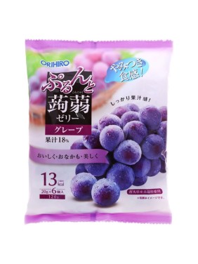 Orihiro Grape Konnyaku 6 pieces