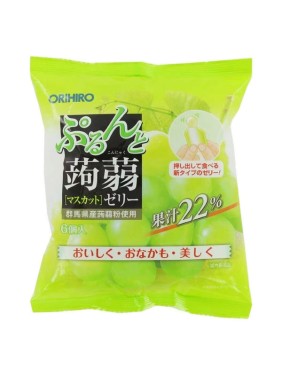 Orihiro Konnyaku Jelly Pouch Muscat 6 pieces