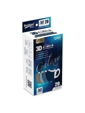 Banitore 3d Face Mask Adult Size M Gxy 20 pieces