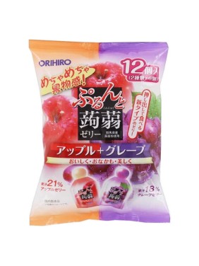 Orihiro Konnyaku Jelly Appleandgrape 20g x 12 pieces