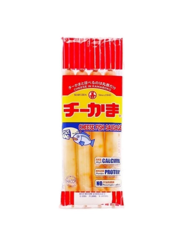 Maruzen Cheese Fish Sausage Ibaraki 26g x 4 pieces