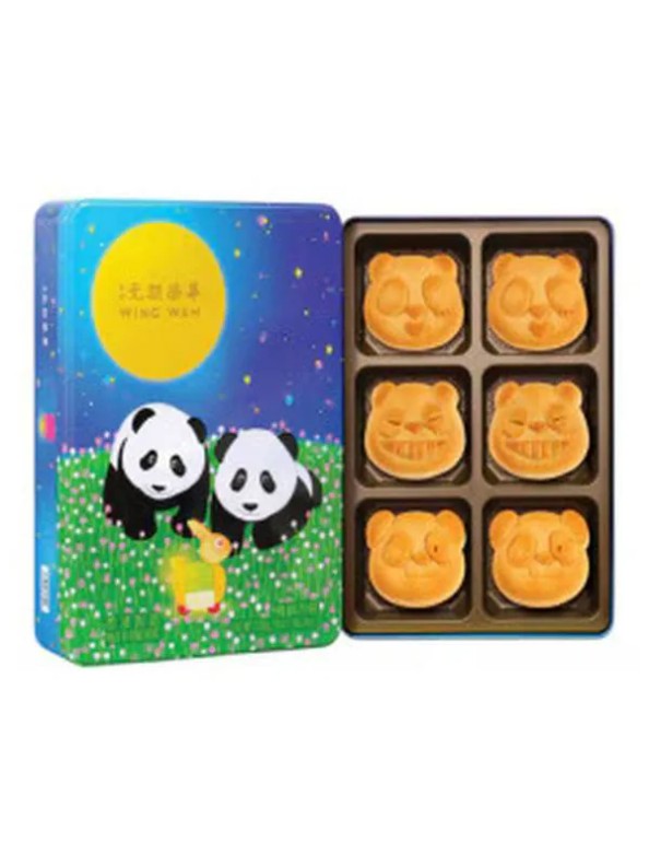 Wing Wah Cake Shop Panda Shaped Assorted Mooncake (6 pieces)