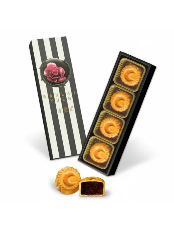 Wah Lai Yuen Red Bean with Dried Citrus Peel Mooncake (4 pieces)