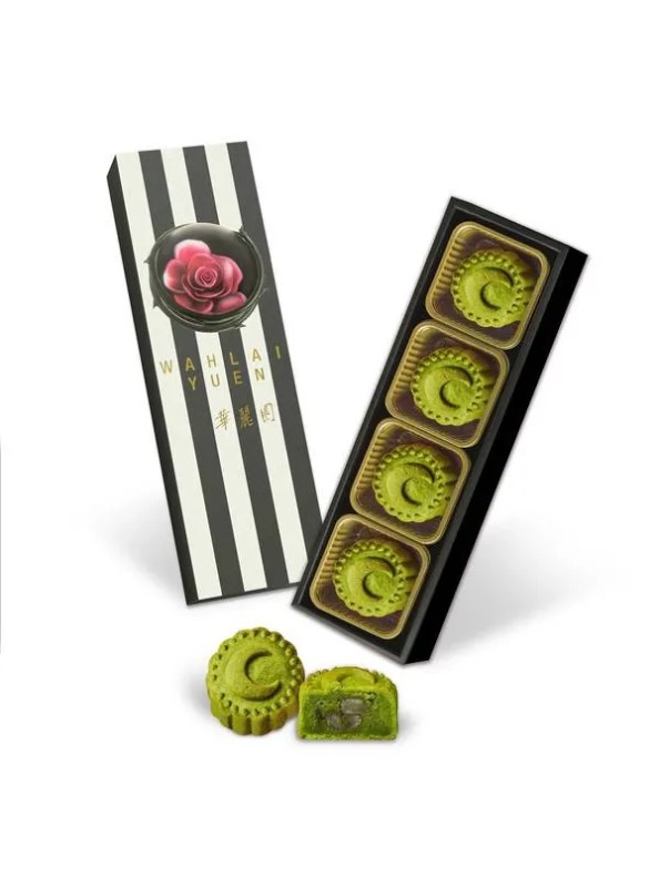 Wah Lai Yuen Matcha Red Bean Puff Pastry Mooncake (4 pieces)