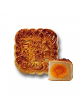 Tai Tung Bakery White Lotus Seed Paste Mooncake with Two Yolks (1 piece)