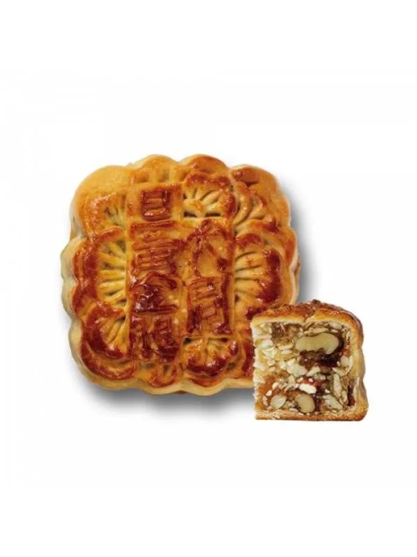 Tai Tung Bakery Nuts Mooncake with Jin Hua Ham and Egg Yolk (1 piece)