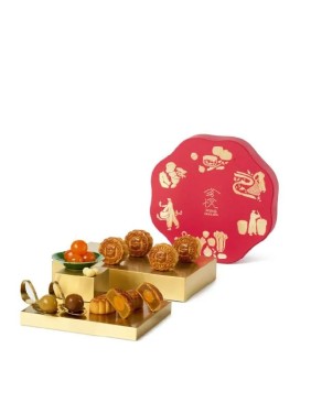 Island Shangri La Hotel Hong Kong Ming Pavilion Lotus Delight Mooncakes (6 pieces)
