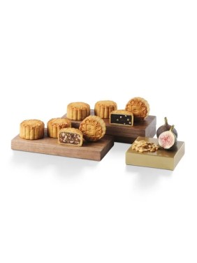 Kowloon Shangri La Hotel Hong Kong Shang Palace Vegetarian Mooncakes Duet (8 pieces)