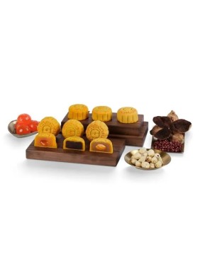 Kowloon Shangri La Hotel Hong Kong Halal Moonlight Collection Assorted Mooncake Gift Box (9 pieces)