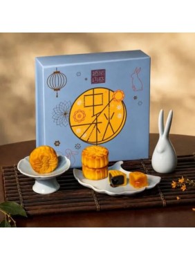 The Royal Garden Hotel Mini Lava Mooncake Duo Gift Pack (4 pieces)