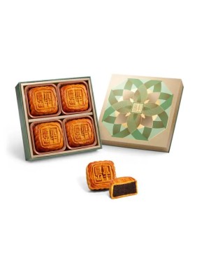 The Peninsula Hotel Hong Kong Mini Low Sugar Tea Flavoured White Lotus Seed Paste Mooncake (4 pieces)