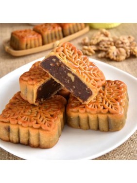 Pat Chun Mini Aged Tangerine Peel Red Bean Paste and Olive Seed Mooncake (1 piece)