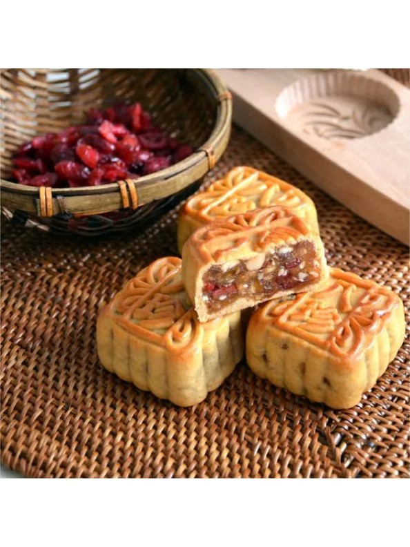 Pat Chun Mini Yuzu and Cranberry Mooncake (1 piece)