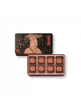 Kee Wah Bakery Mini White Lotus Seed Paste Mooncake with Yolk (8 pieces)