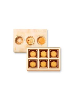 Kee Wah Bakery Hong Kong Cafe Custard Mooncake Giftbox (6 pieces)