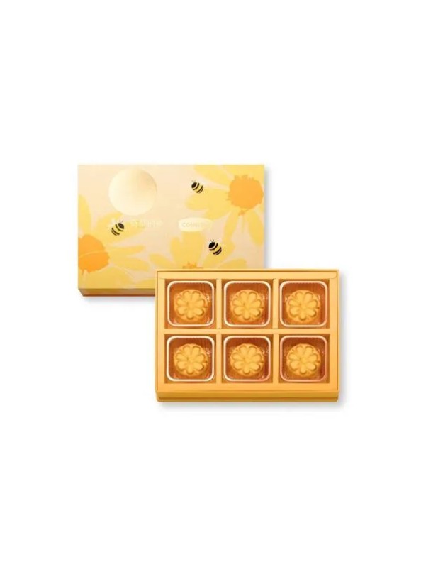 Kee Wah Bakery Kee Wah x Comvita Manuka Honey Custard Mooncake Gift Box (6 pieces)