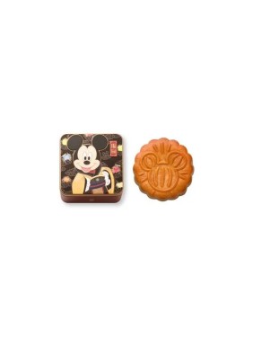 Kee Wah Bakery Disney Mickey and Friends Collection Mickey Gift Box Mini Golden Lotus Seed Paste Mooncake with Egg Yolk (1 piece)