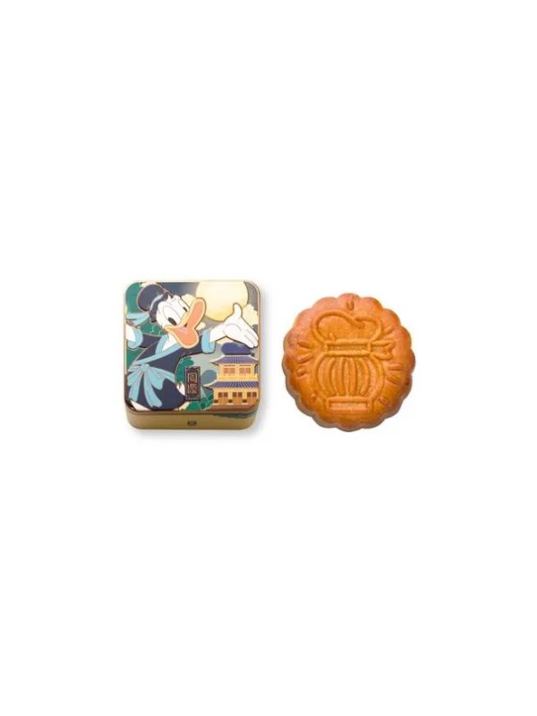 Kee Wah Bakery Disney Mickey and Friends Collection Donald Duck Gift Box Mini Red Bean Paste Mooncake with Egg Yolk (1 piece)