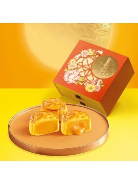 Café de Coral Assorted Custard Mooncakes Kumquat Custard Mooncake and Lava Kumquat Custard Mooncake (8 pieces)