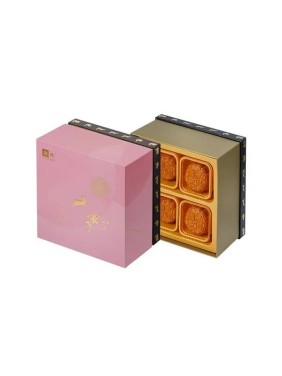 Lei Garden Mini Soft centred Red Bean Mooncake with Mandarin Peel (8 pieces)