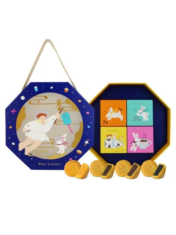 Paul Lafayet Assorted Mooncake Gift Box (4 pieces)