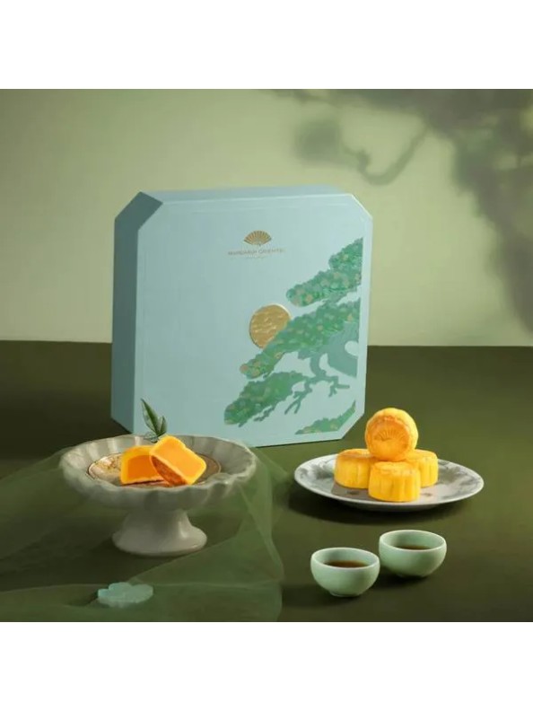 Mandarin Oriental Hotel Hong Kong Mini Egg Custard Mooncakes (6 pieces)