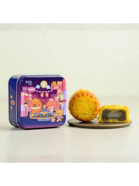Orbis Din Dong Mini Jasmine Oolong Tea Custard Mooncake with Mochi 1 piece