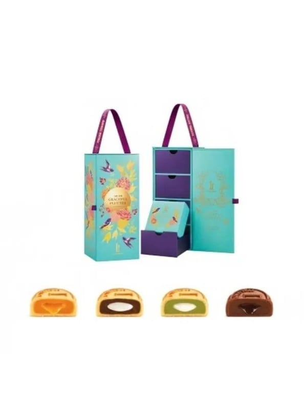 Italian Tomato Graceful Flutter Quartet Mooncake Giftbox (4 pieces)