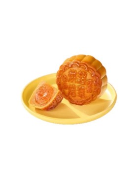Marias Bakery White Lotus Seed Paste with two Egg Yolks Mooncake (4 pieces)